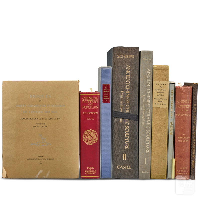 A GROUP OF THIRTY-TWO BOOKS ON CHINESE CERAMICS AND POTTERY